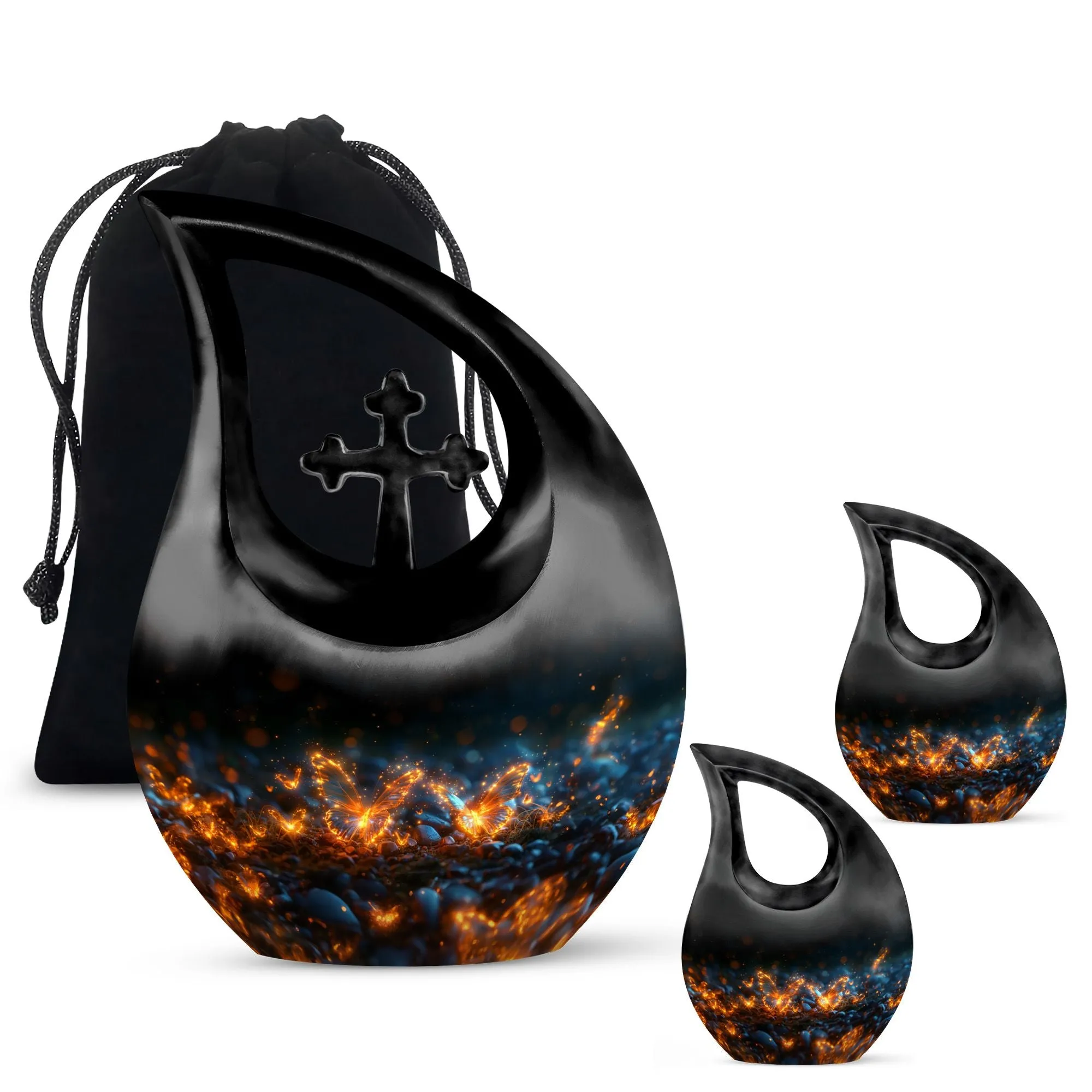 Incandescent Butterfly Dreams Tribute To Mom Remembrance Urn
