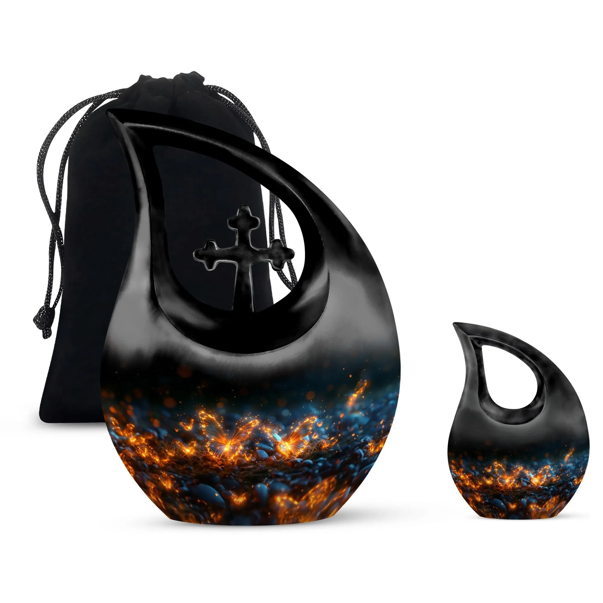 Incandescent Butterfly Dreams Tribute To Mom Remembrance Urn