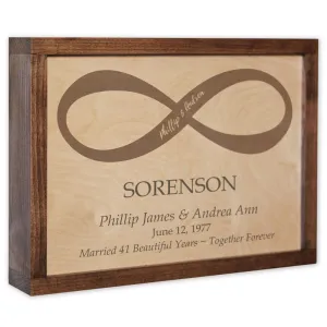 Infinity Companions Wall Mounted Wood Companion Urn Plaque