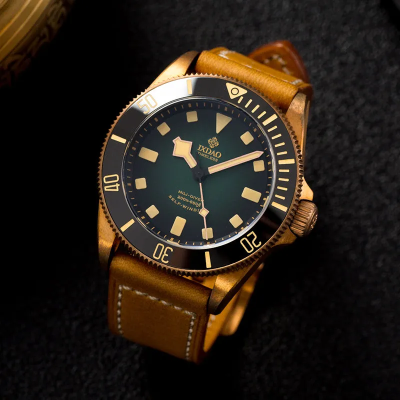 IXDAO Bronze 39mm Automatic Dive Watch