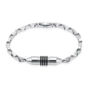 J-BRAC-08 Modern Box Link Bracelet