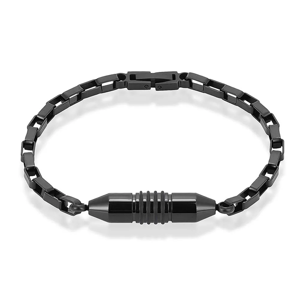 J-BRAC-08 Modern Box Link Bracelet