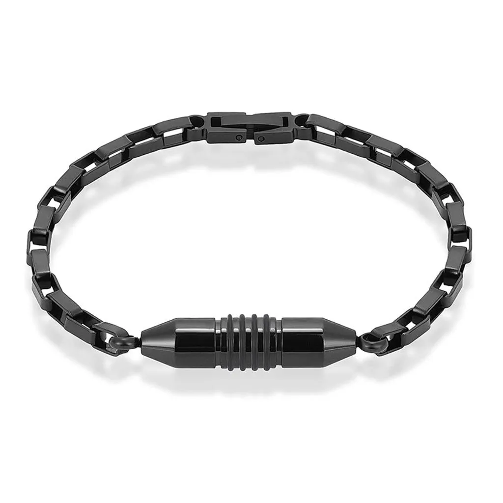 J-BRAC-08 Modern Box Link Bracelet