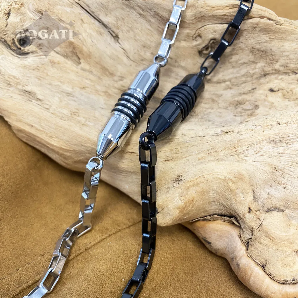 J-BRAC-08 Modern Box Link Bracelet