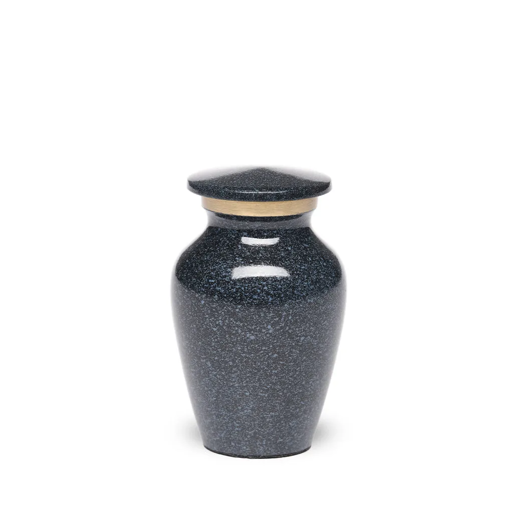 KEEPSAKE Brass urn -1541- Speckled Finish