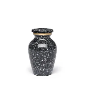 KEEPSAKE Brass urn -1541- Speckled Finish