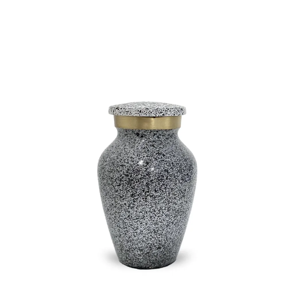 KEEPSAKE Brass urn -1541- Speckled Finish