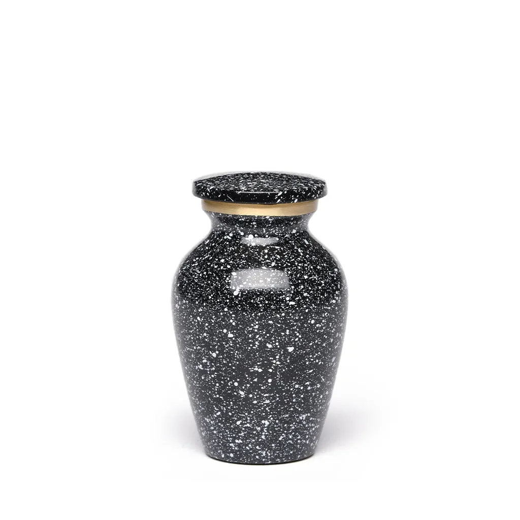 KEEPSAKE Brass urn -1541- Speckled Finish