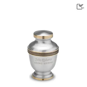 Keepsake Elegant Pewter Cremation Urn - COMFORT by LoveUrns