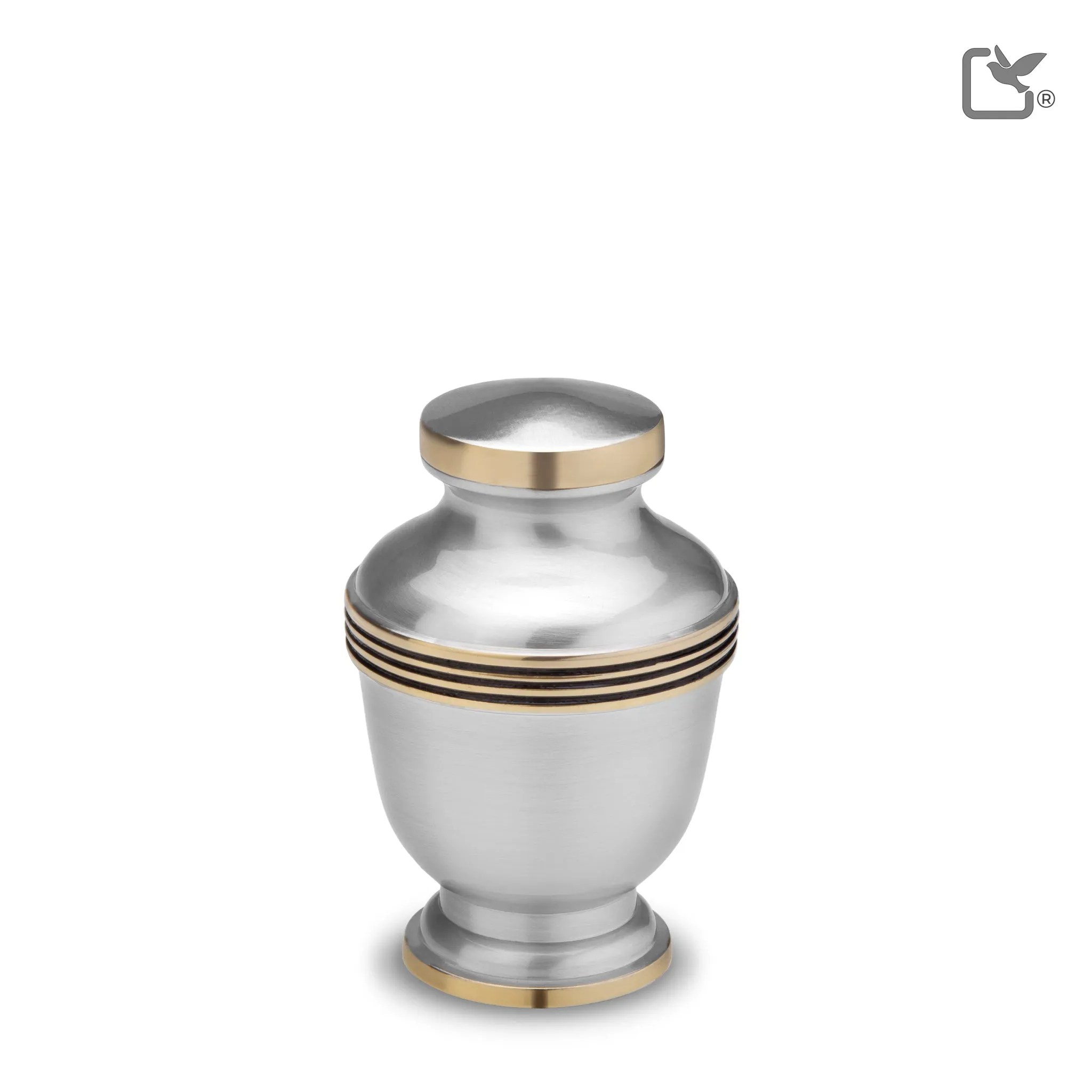 Keepsake Elegant Pewter Cremation Urn - COMFORT by LoveUrns