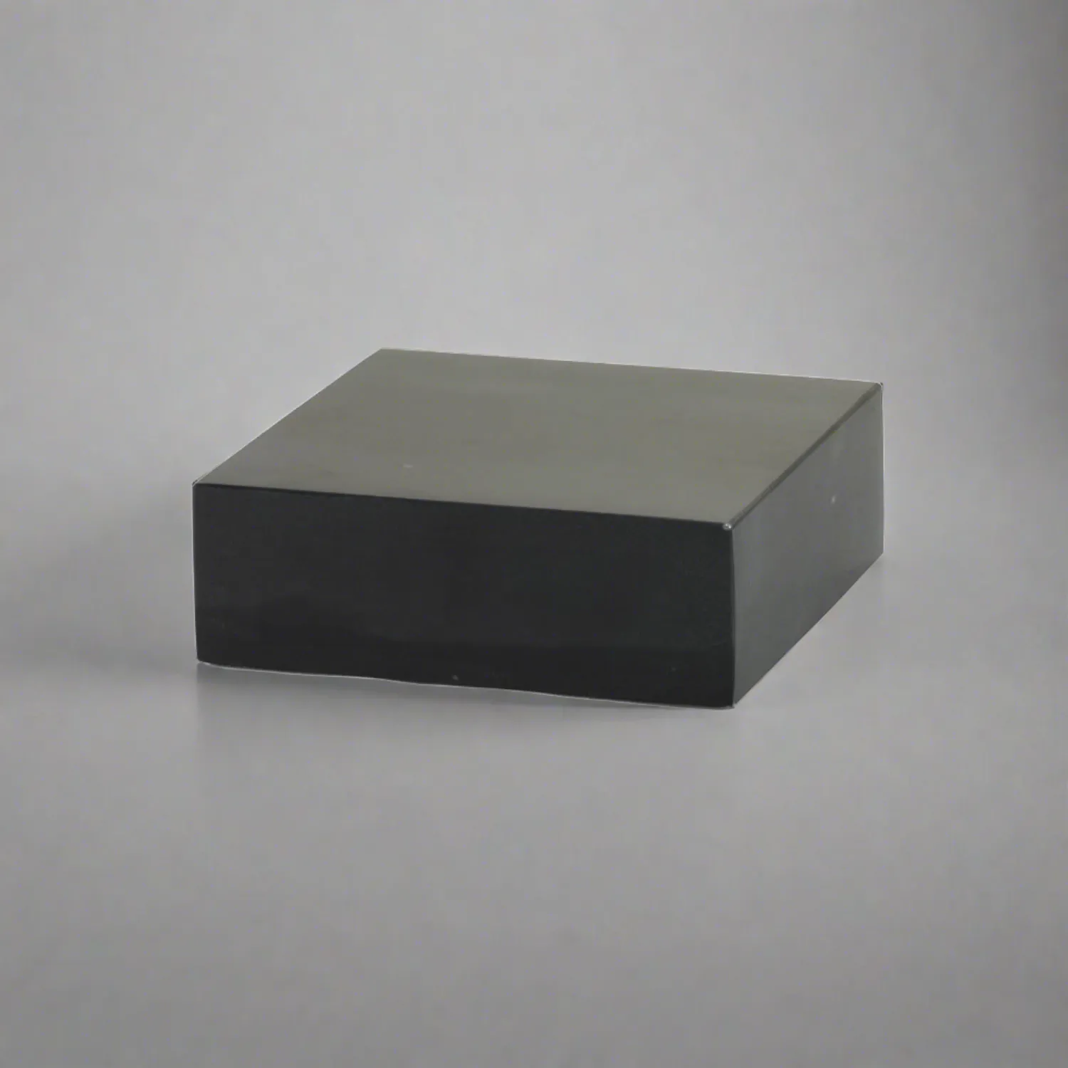 Large Black Genuine Marble Base