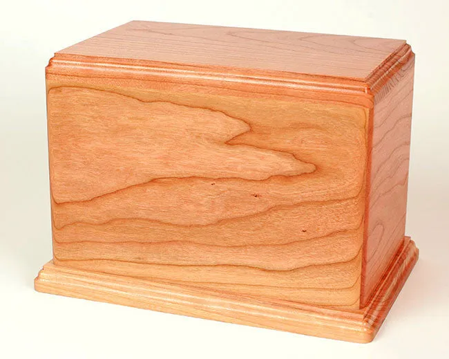 Laser Carved Wood Cremation Urn - Rodeo Bull Rider (Made in USA)