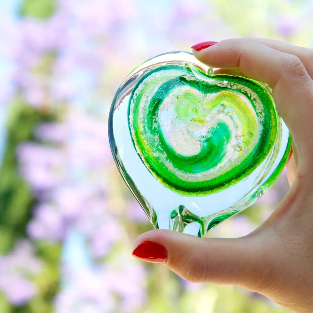Living Glass Hearts for Pets