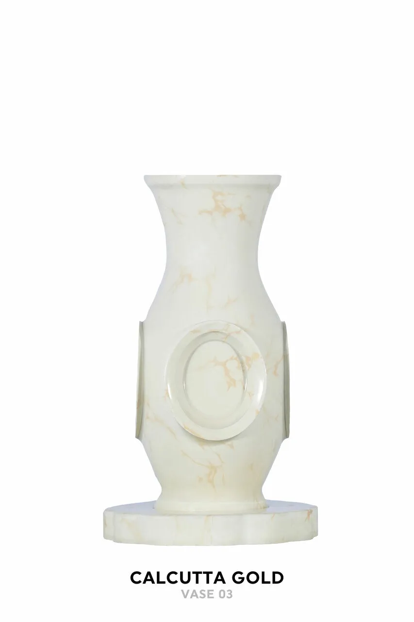 Luxurious Vase Flower Urn - Marble & Woodland Designs