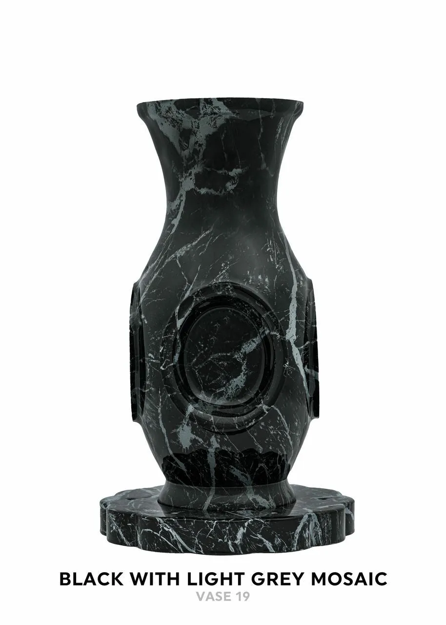 Luxurious Vase Flower Urn - Marble & Woodland Designs
