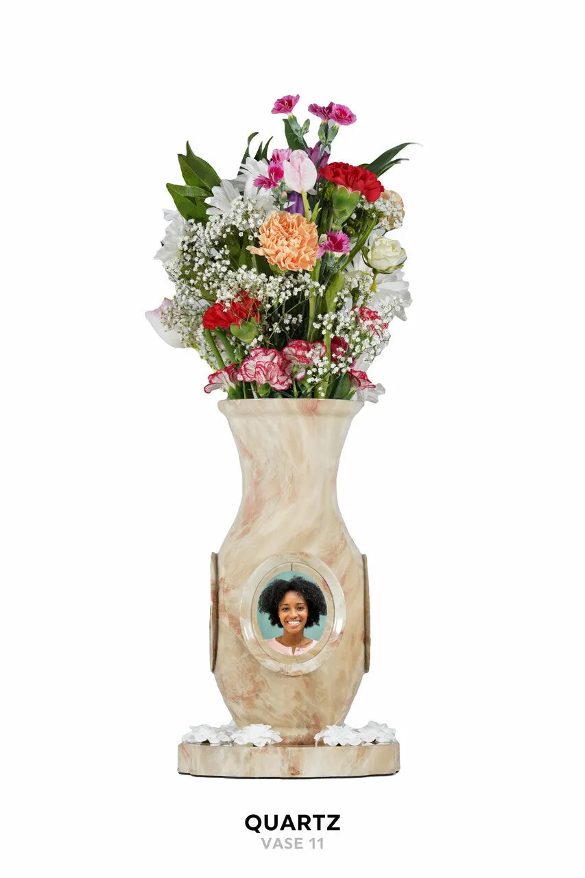 Luxurious Vase Flower Urn - Marble & Woodland Designs