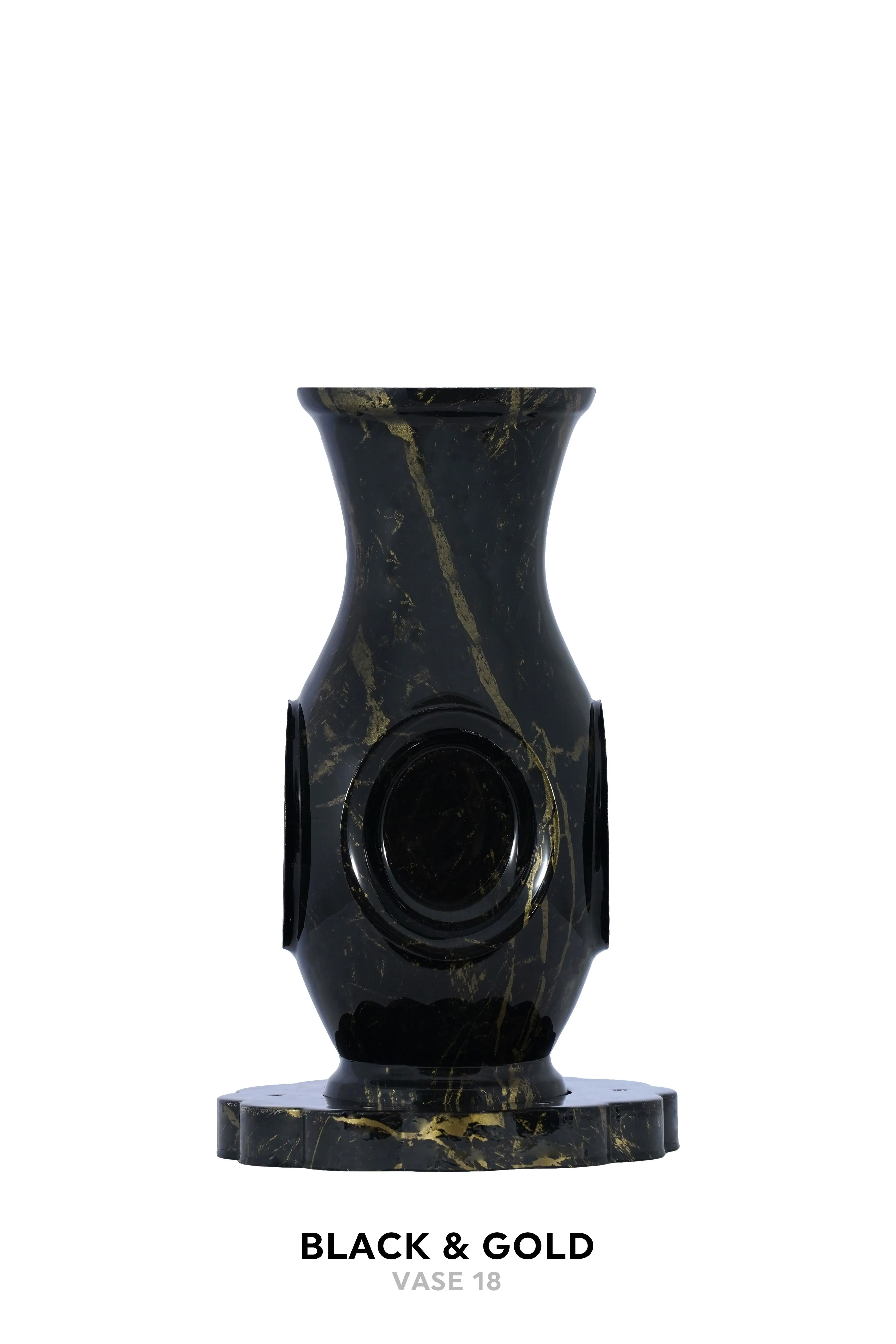 Luxurious Vase Flower Urn - Marble & Woodland Designs