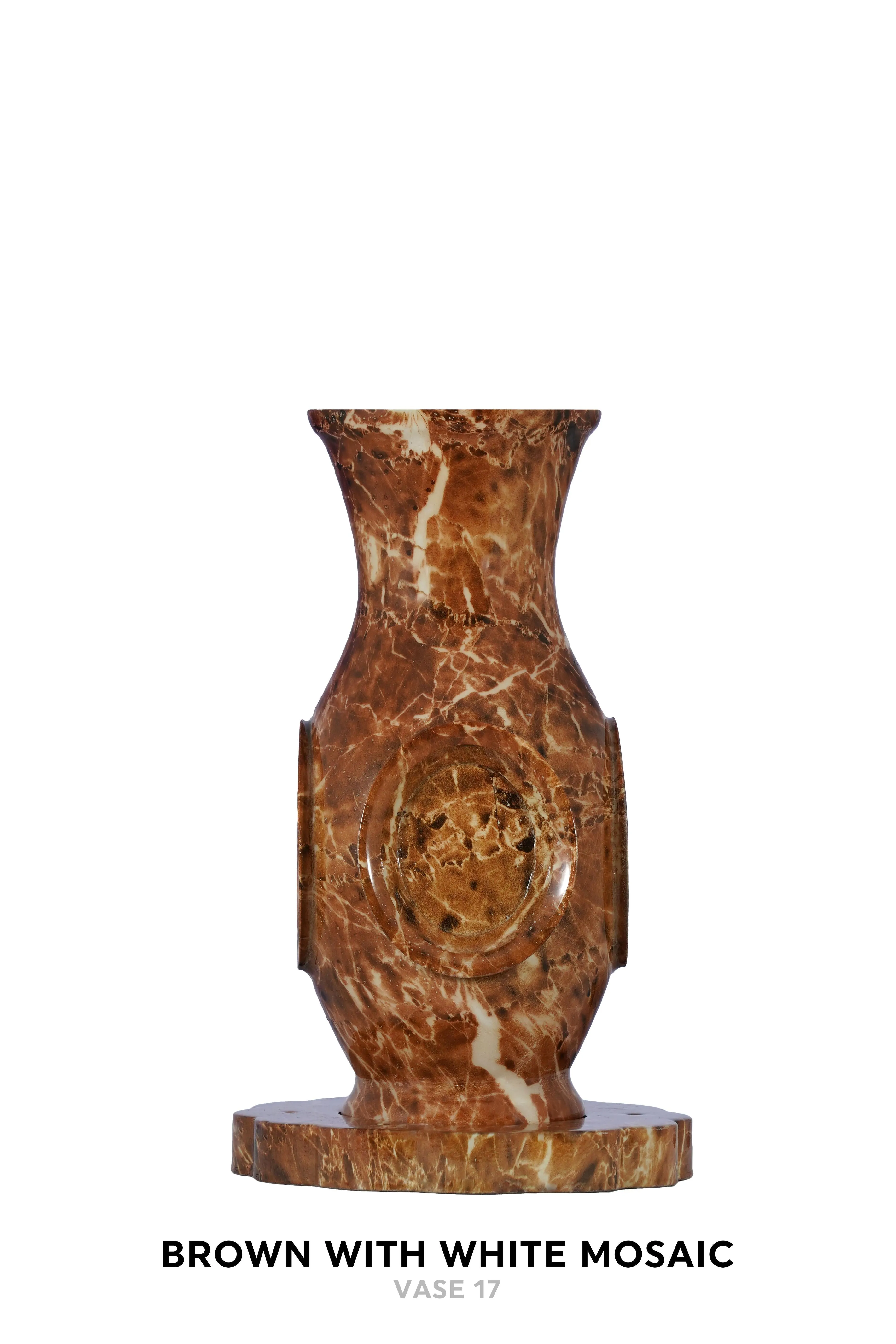 Luxurious Vase Flower Urn - Marble & Woodland Designs