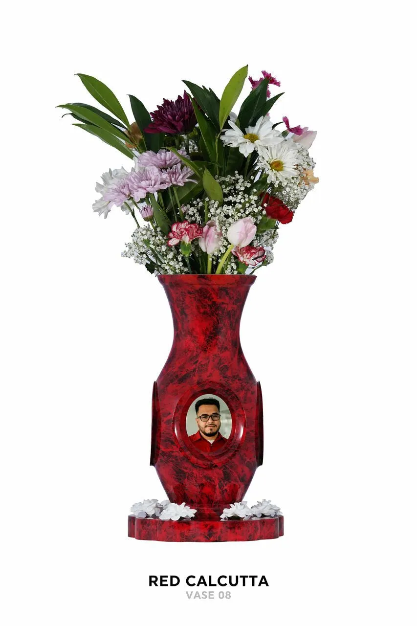 Luxurious Vase Flower Urn - Marble & Woodland Designs