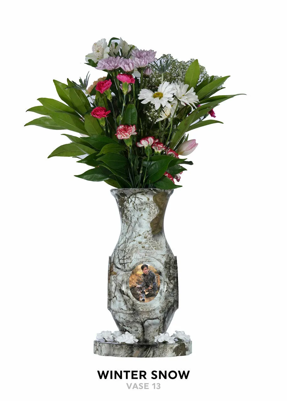 Luxurious Vase Flower Urn - Marble & Woodland Designs