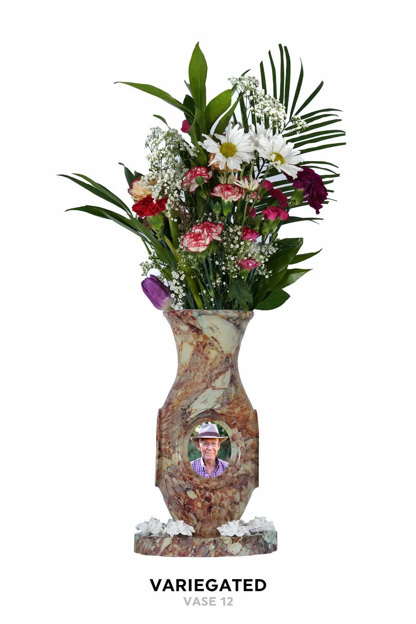 Luxurious Vase Flower Urn - Marble & Woodland Designs