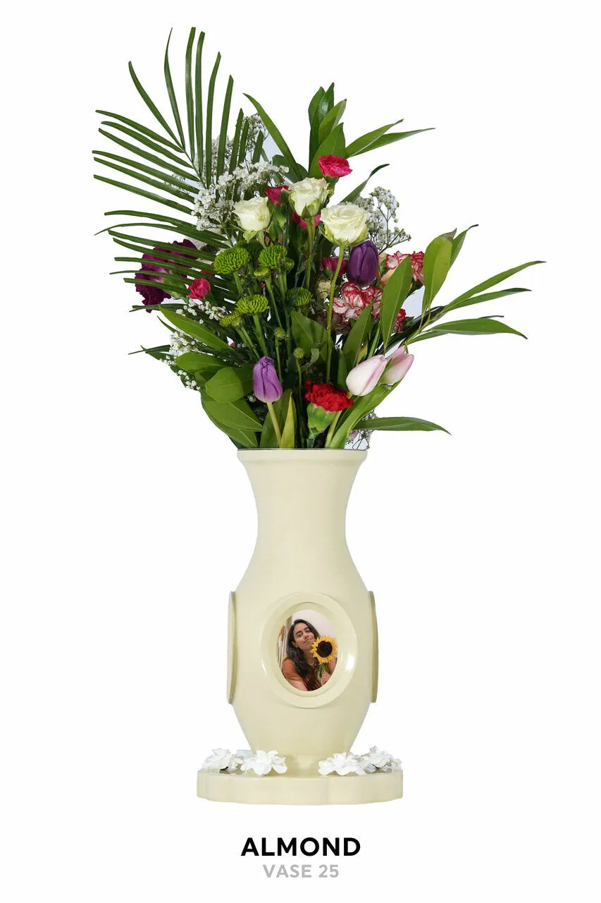 Luxurious Vase Flower Urn - Solid Colors