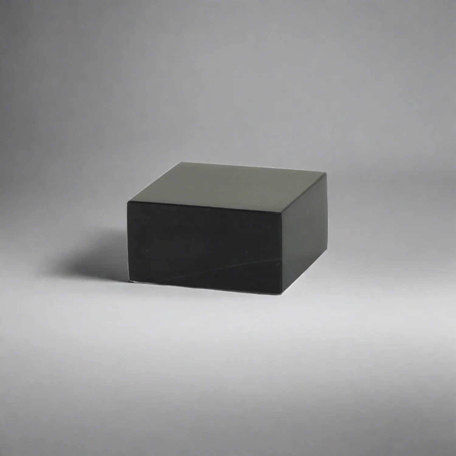 Medium Black Genuine Marble Base with Engraving