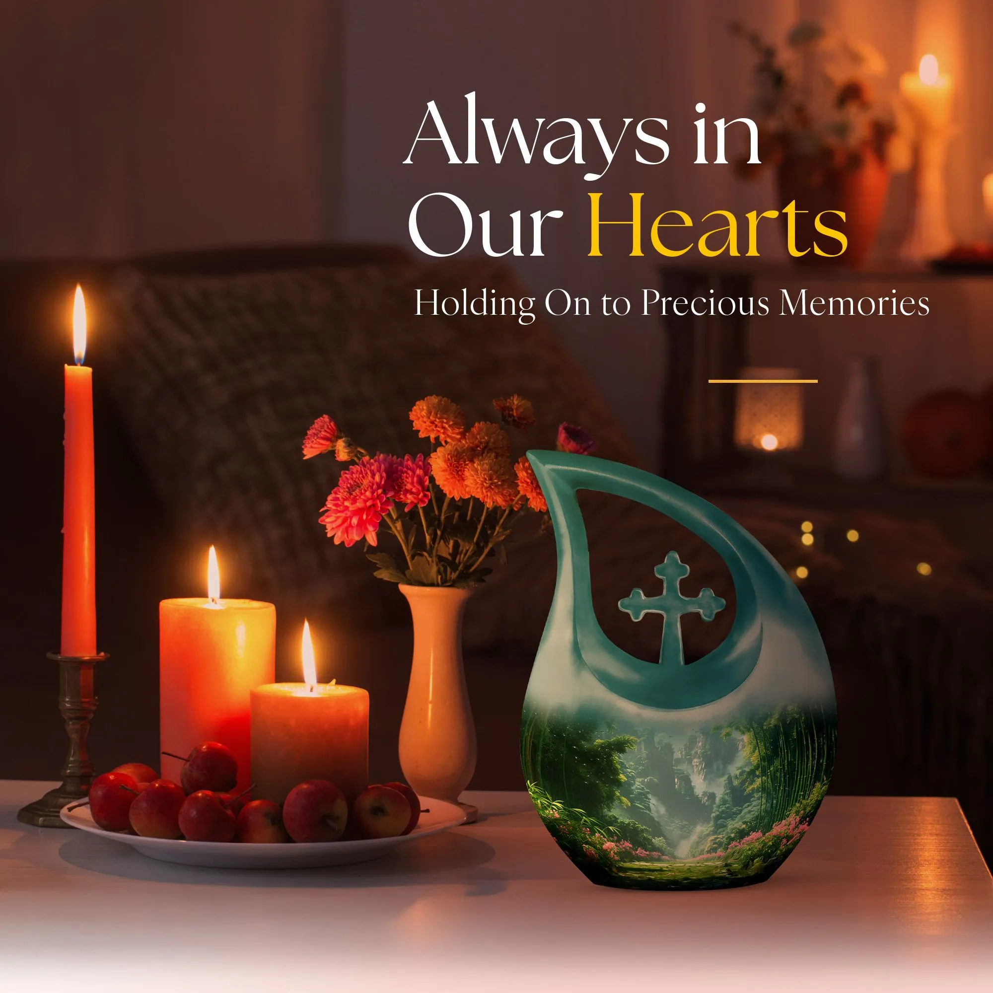 Memorial Urn - A Mother's Beautiful Lasting Remembrance