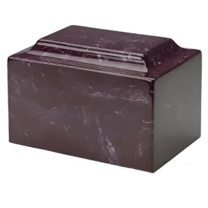 Merlot Cultured Marble Cremation Urn | Cultured Marble Urn | Quality Urns For Less