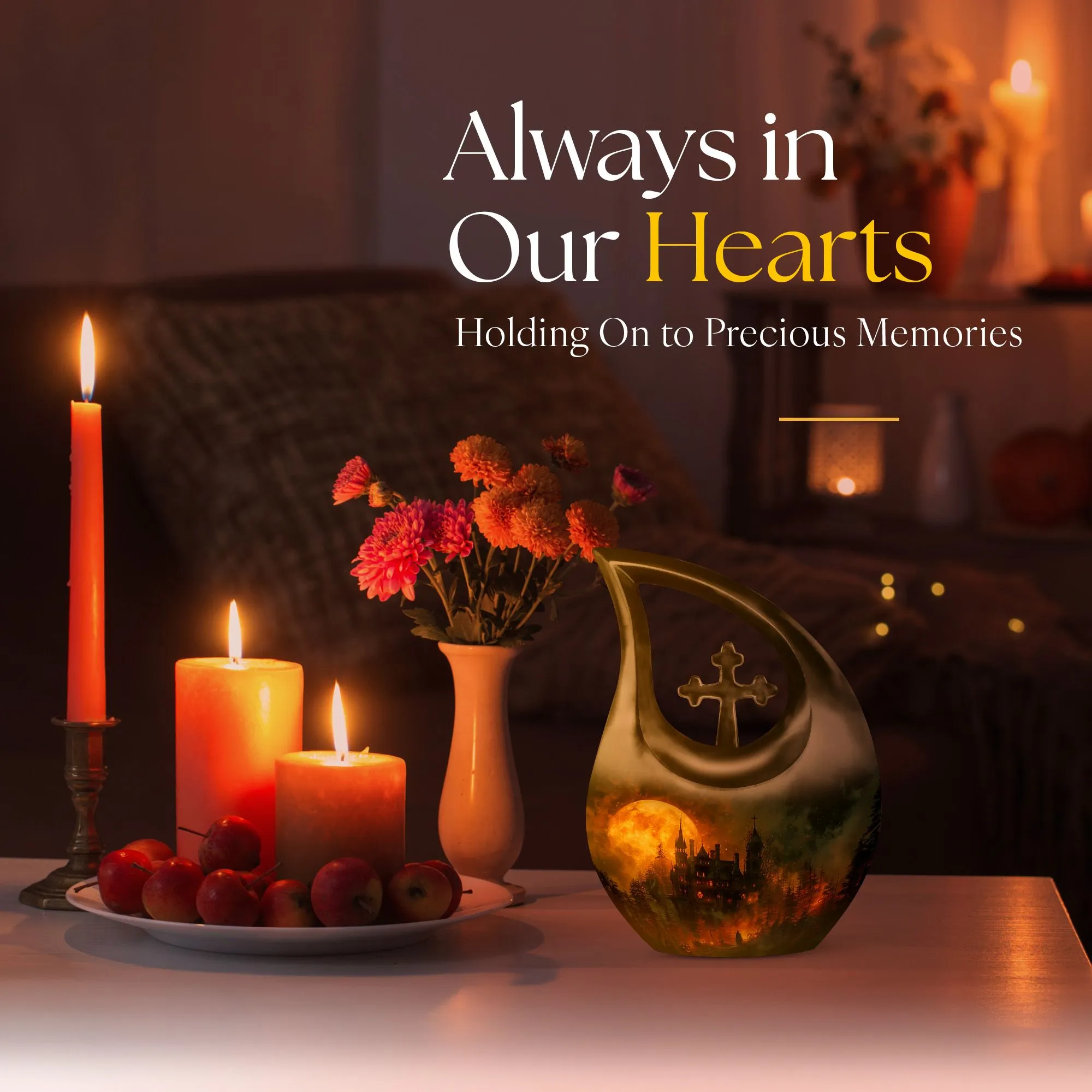 Midnight At The Urn Tribute: Small Keepsake Memorial Essential