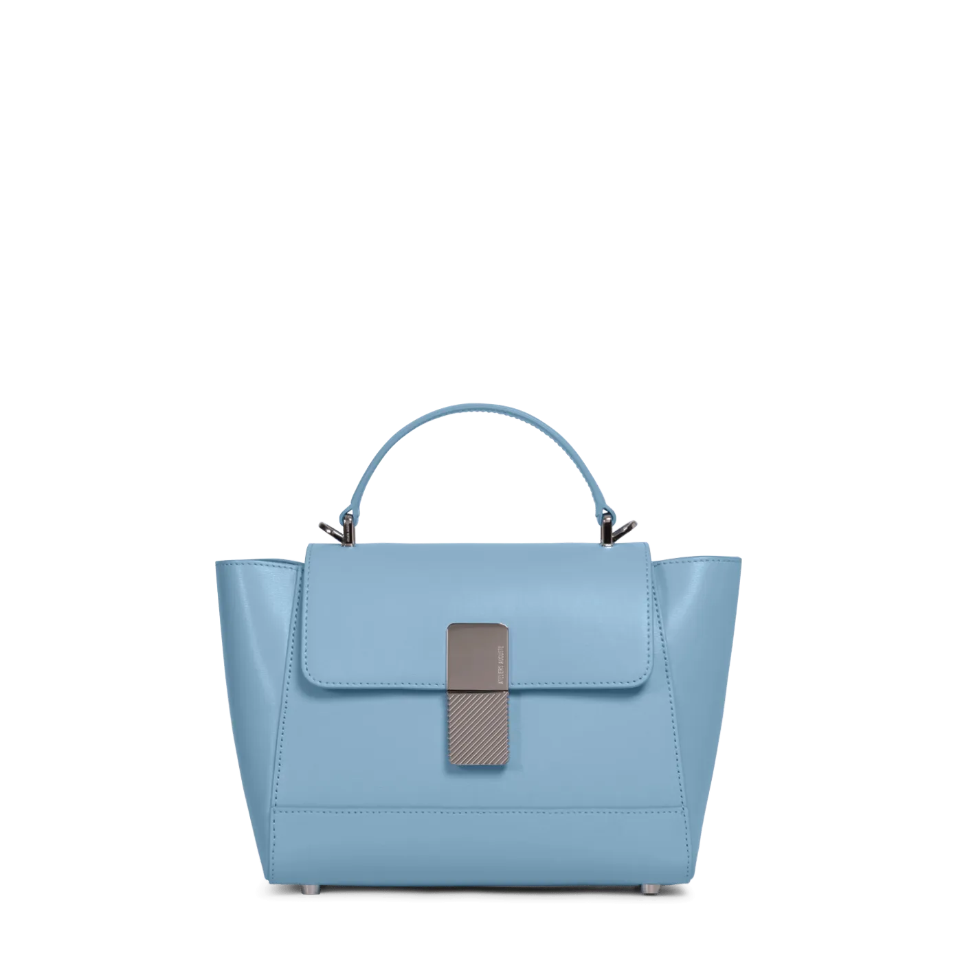 Mini Marly Silver Edition - Cuir Box Bleu Clair