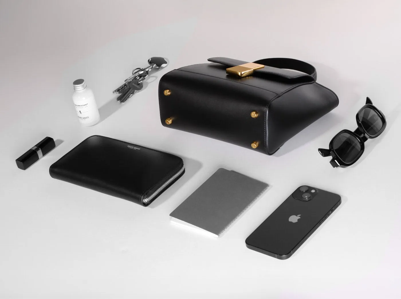 Mini Marly Silver Edition - Cuir Box Bleu Clair