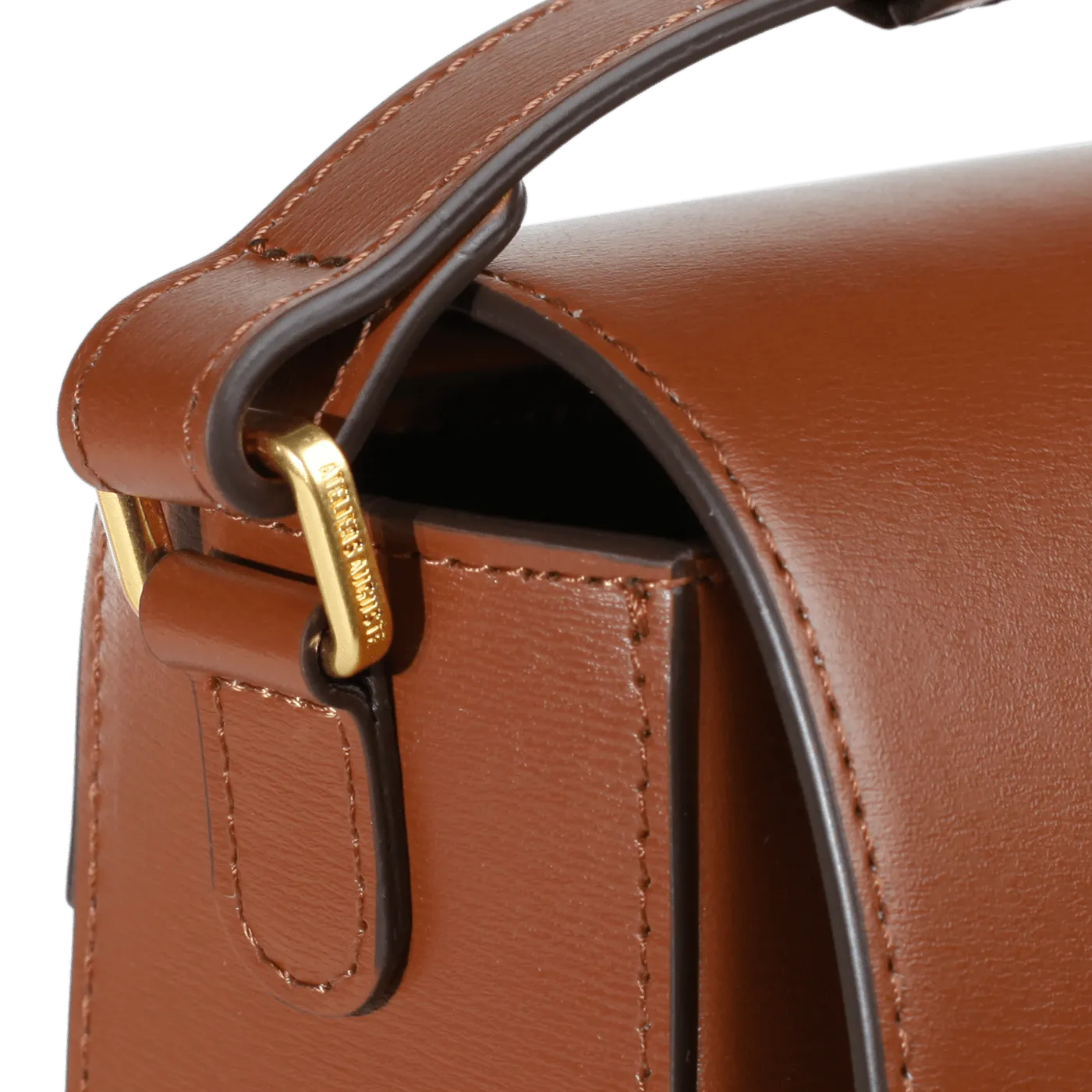 Mini Monceau Gold Edition - Cuir Box Camel