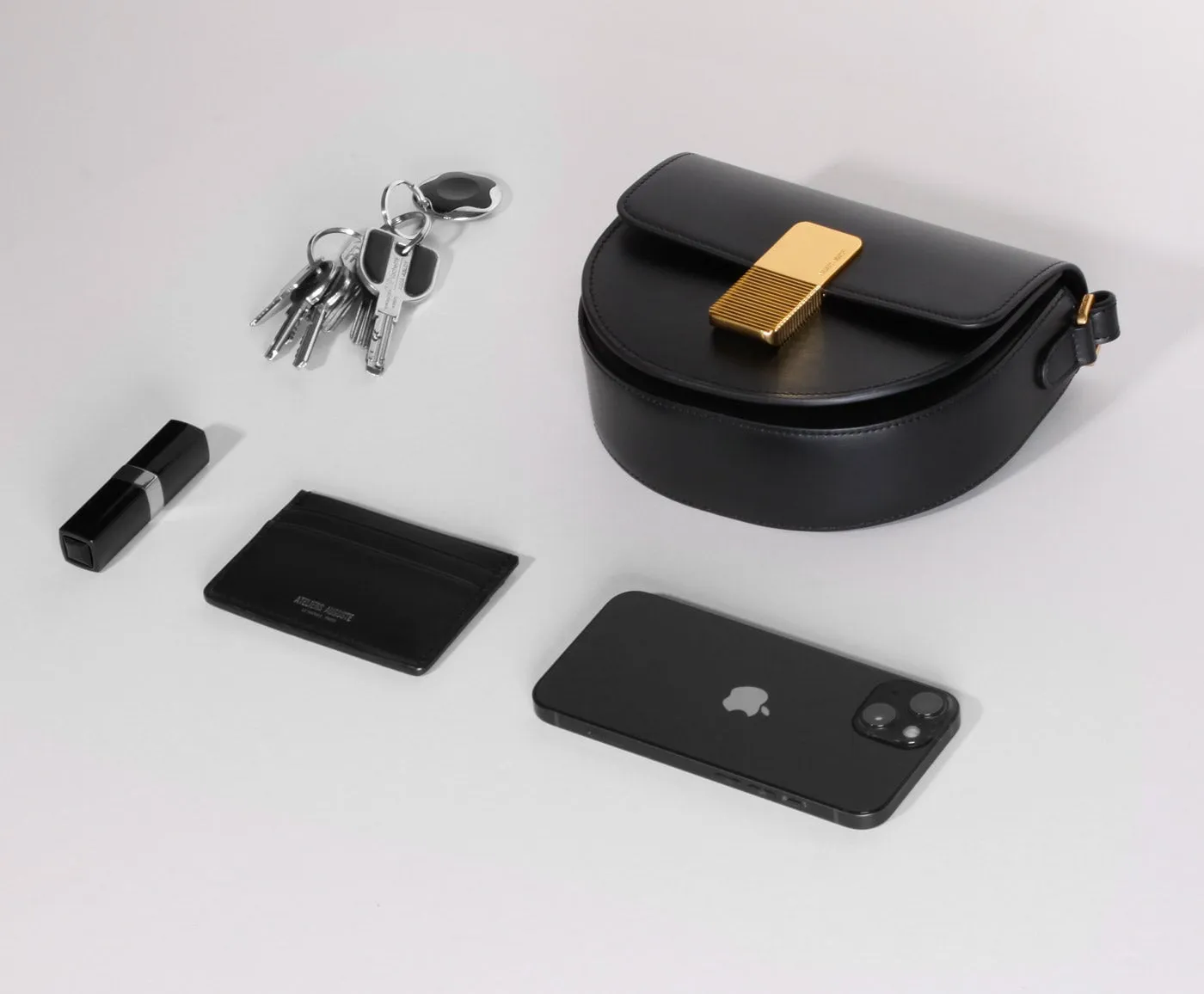 Mini Sully Gold Edition - Cuir Box Blanc Cassé