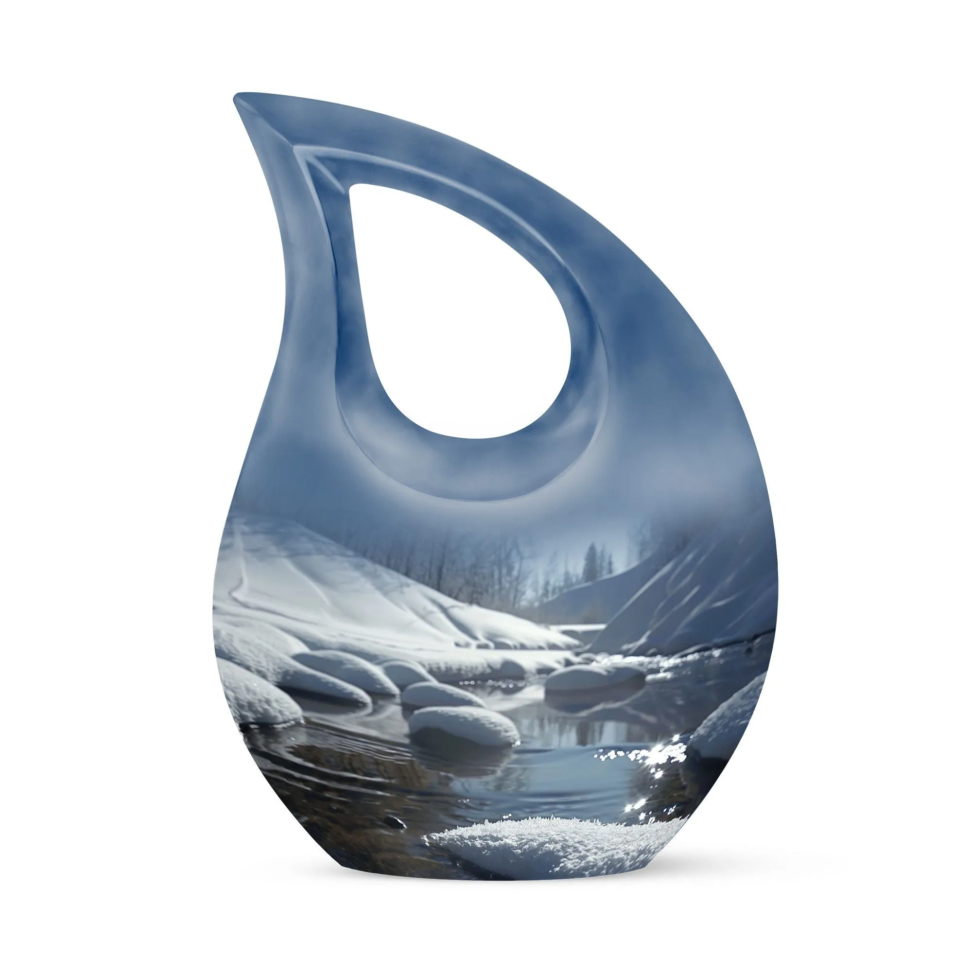 Mountains Urn - Unique Large Cremation Urn for Human Remains