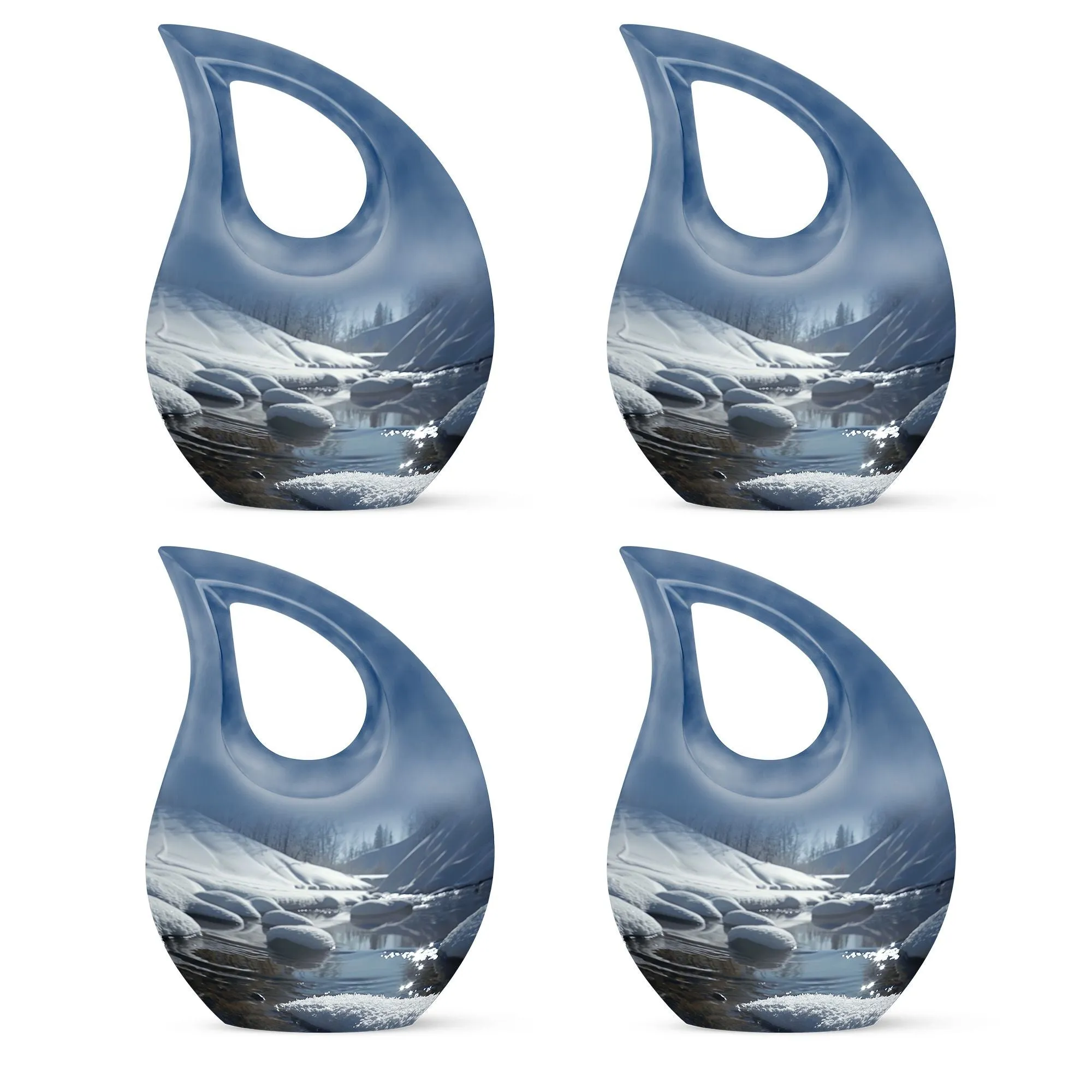 Mountains Urn - Unique Large Cremation Urn for Human Remains