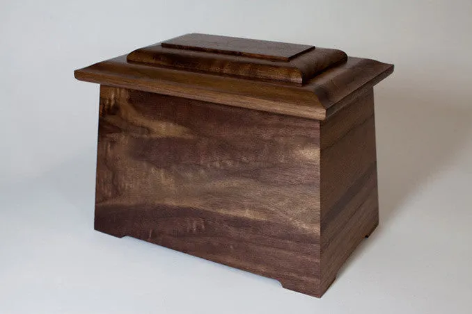 Mums Astoria Cremation Urn with Wood Inlay Art