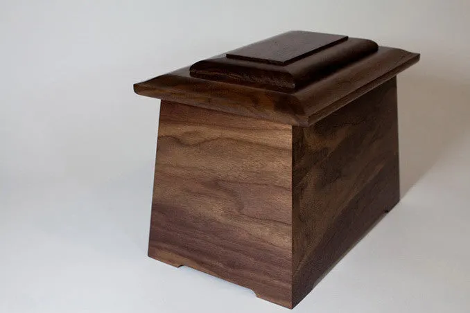 Mums Astoria Cremation Urn with Wood Inlay Art