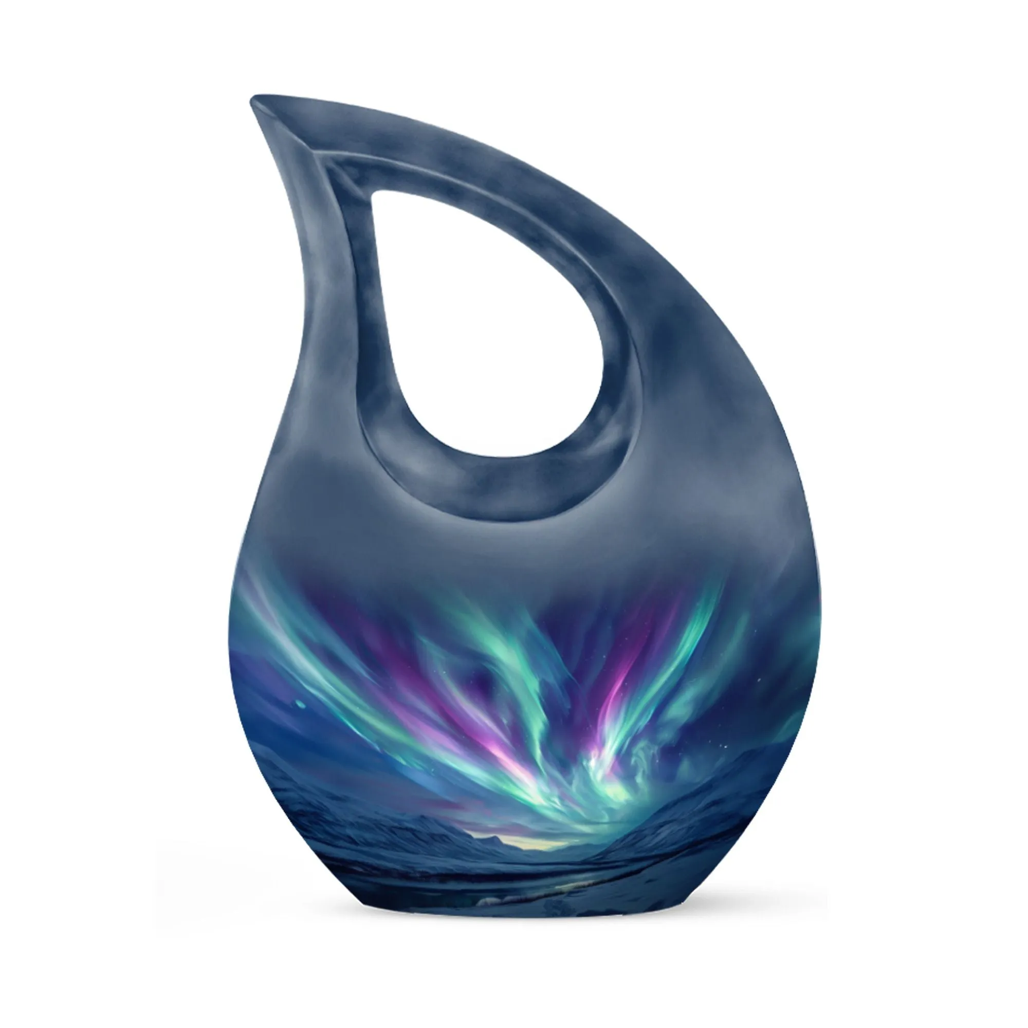Northern Lights Tribute - Medium Size Memorial Cremation Urn