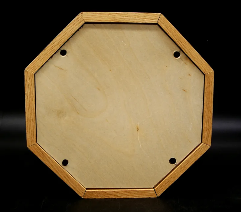 Octagon Wood Cremation Urn