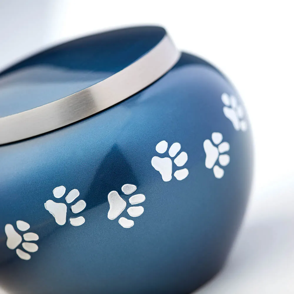 Odyssey Midnight Blue Pet Urn in Medium