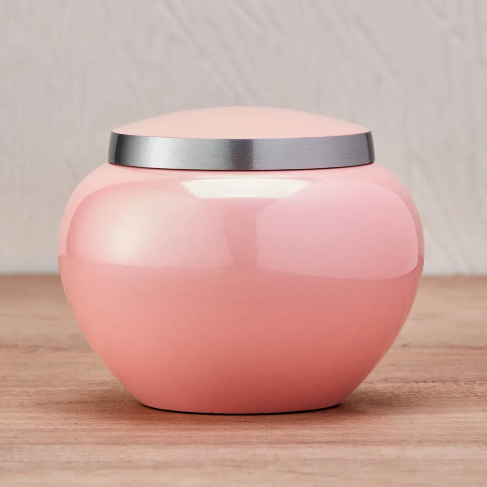 Odyssey Pink Pet Urn in Medium