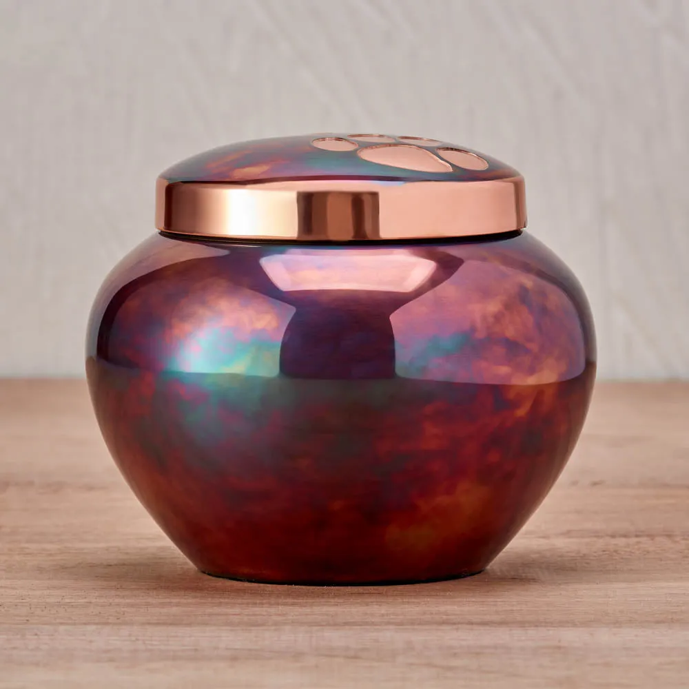 Odyssey Raku Pet Urn In Extra Small