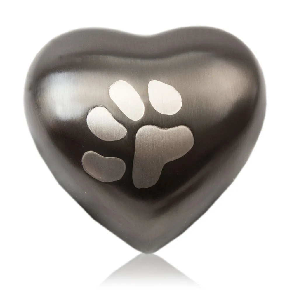 Odyssey Slate Pet Paw Heart Keepsake