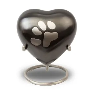 Odyssey Slate Pet Paw Heart Keepsake