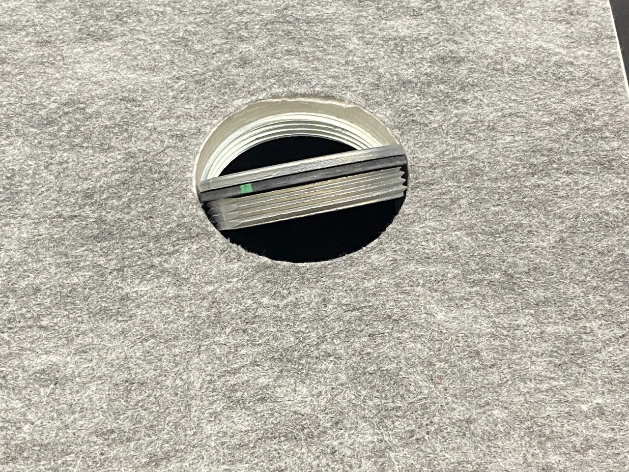 Olympus Cultured Granite Urn in Orca Black