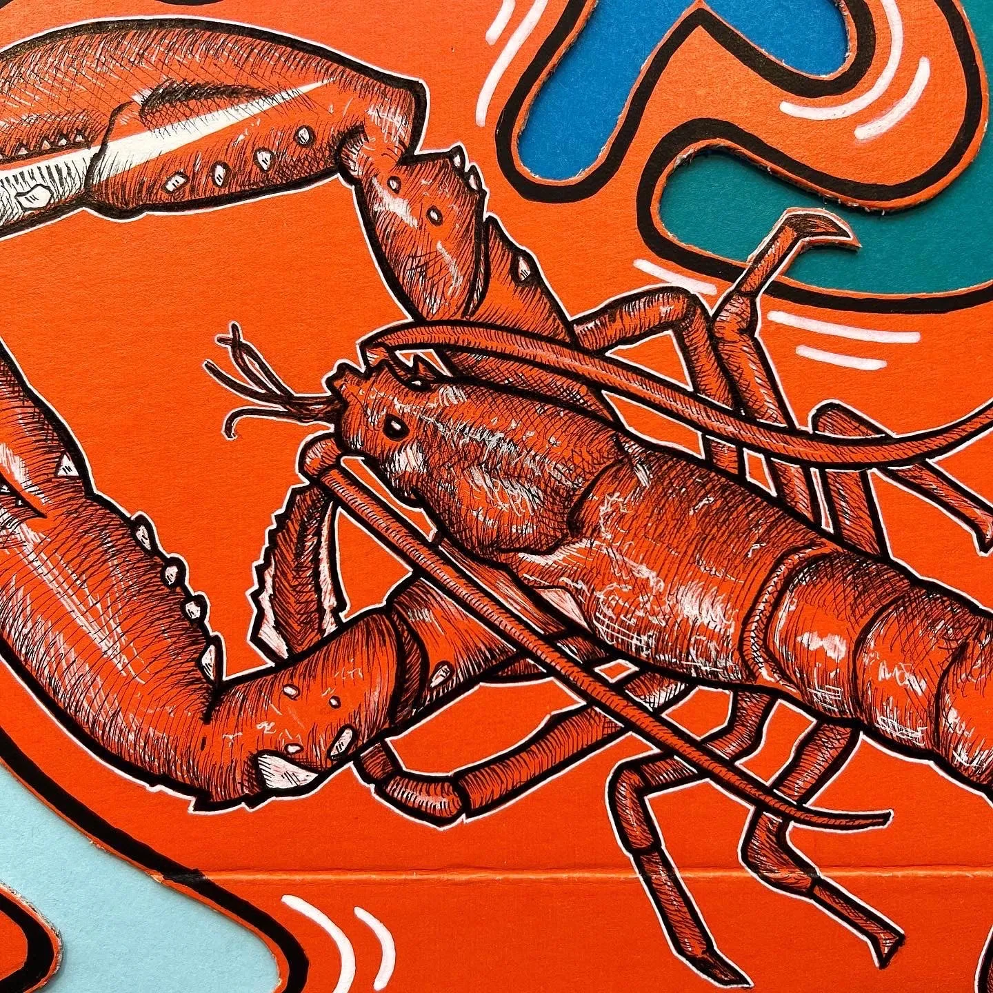 Orange Lobster