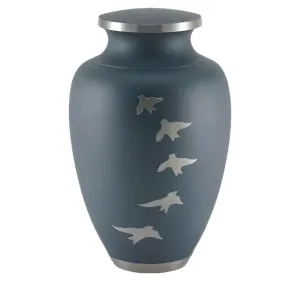 Oversize Extra Large Cremation Urn | XL  Aria Ascending Doves | Designed for a large person up to 320#