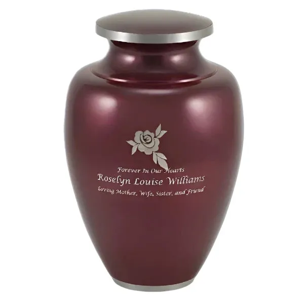 Oversize Extra Large Cremation Urn | XL Camden Garnet | Designed for a large person up to 300#