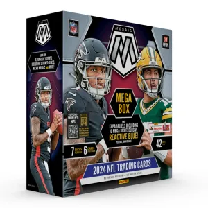 Panini ITM0015738 2024 NFL Mosaic Football Trading Cards Mega Box